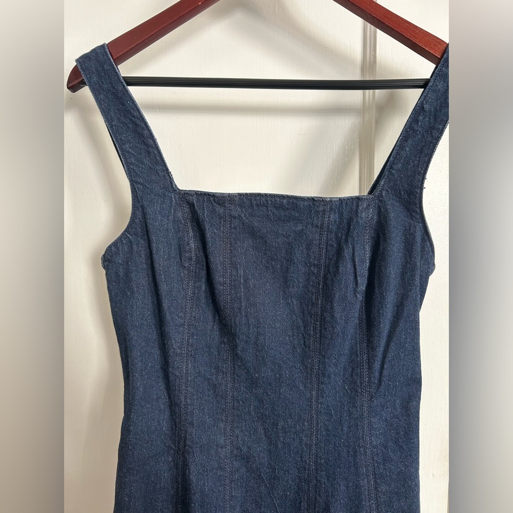 Abercrombie & Fitch Mila Denim Midi Dress - Picture 3 of 7